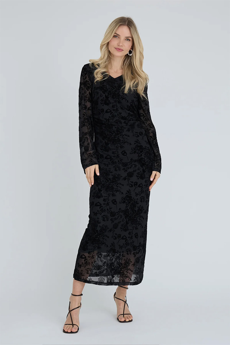 Clausine Dress Black