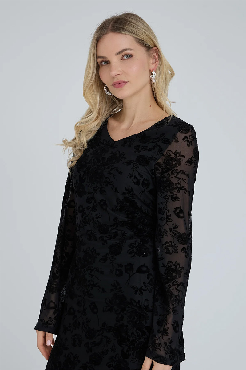 Clausine Dress Black - Bilde 3