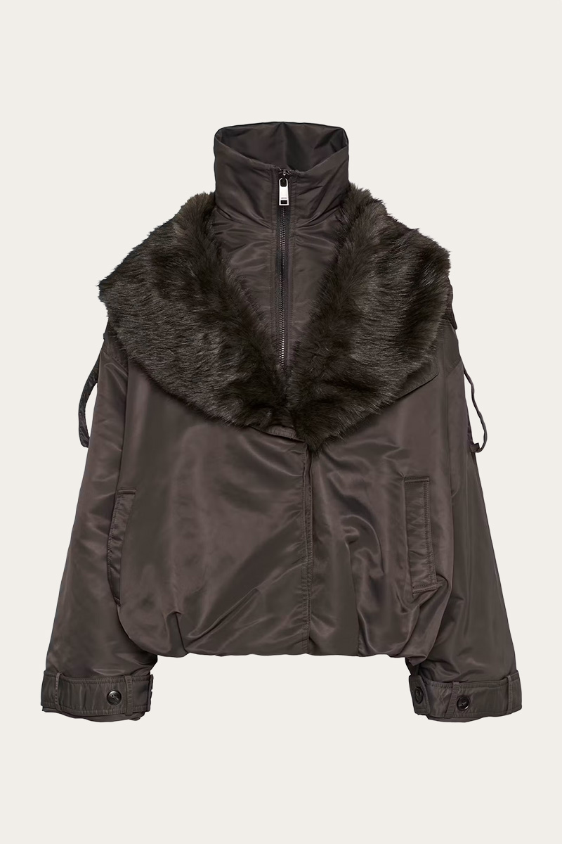 GZolina Jacket Raven/Grey - Bilde 4