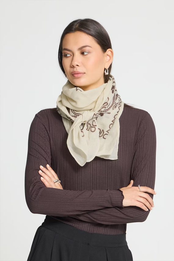 IAMary Scarf Birch/White