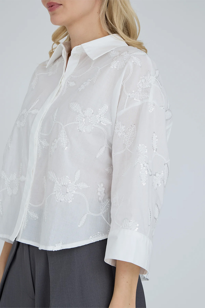 Ninna Shirt Off White - Bilde 2