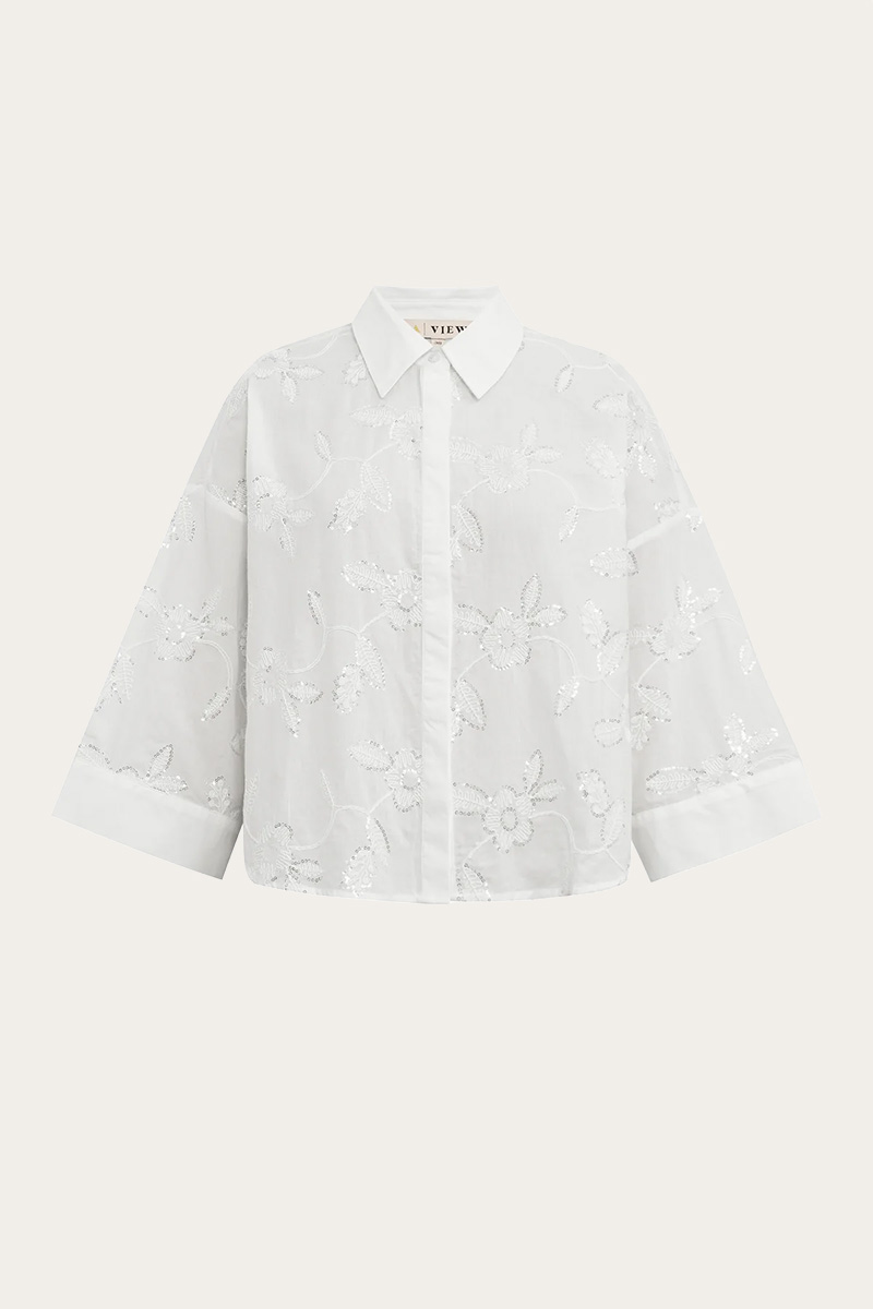Ninna Shirt Off White - Bilde 4