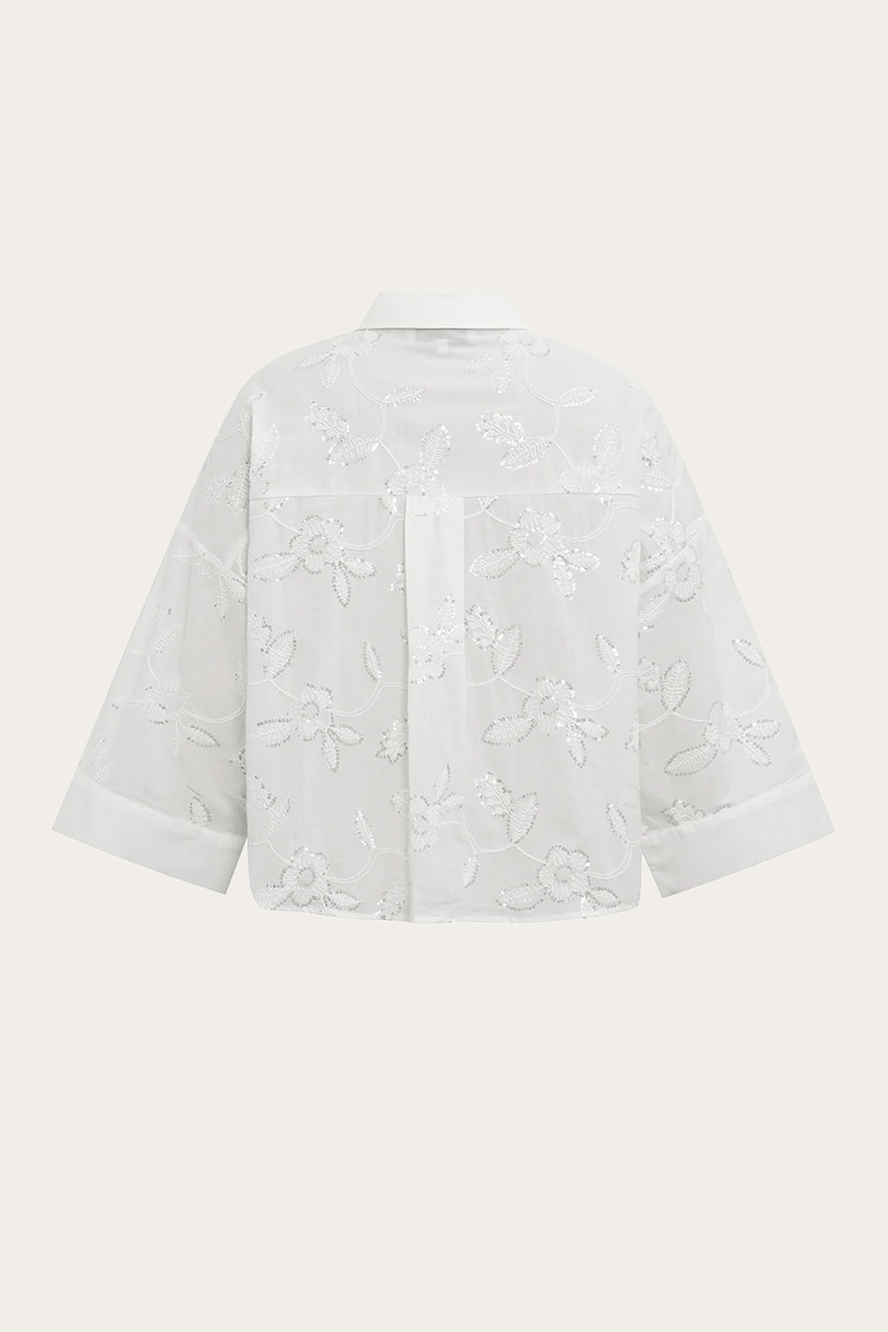 Ninna Shirt Off White - Bilde 5