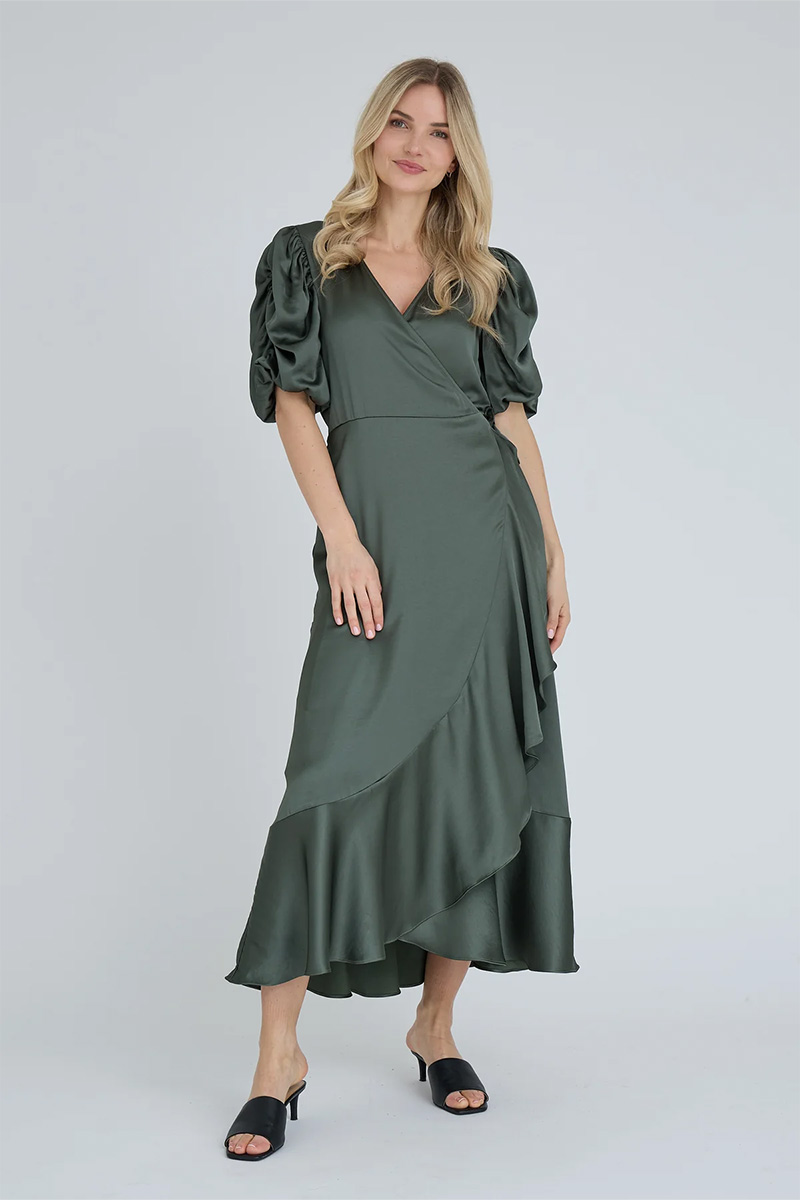Sinda Dress Dark Green
