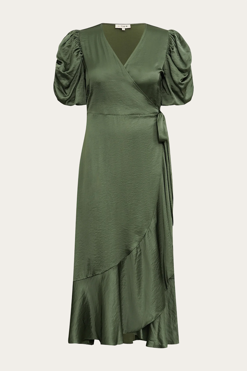 Sinda Dress Dark Green - Bilde 3