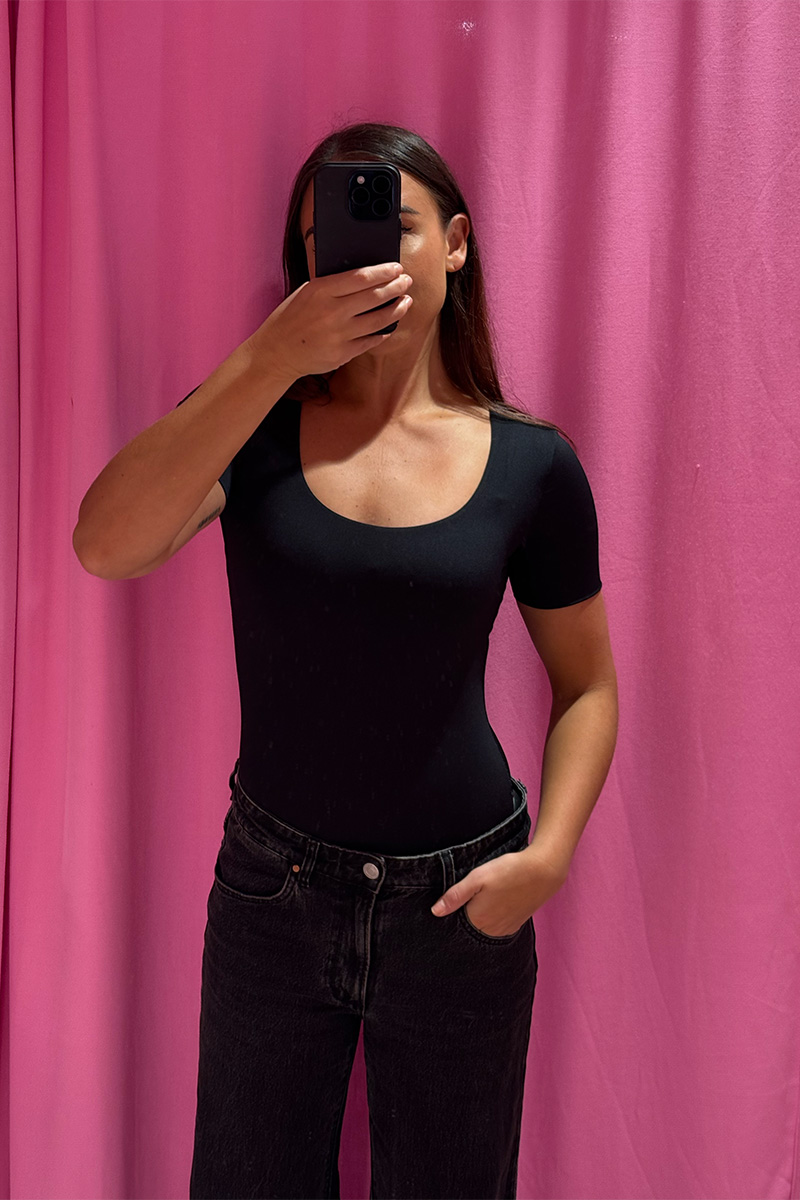 Skinwear Body Short Sleeves Black - Bilde 3