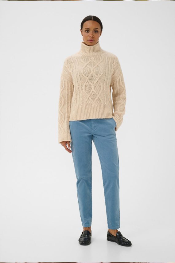 SoffysaPW Pants Faded Denim