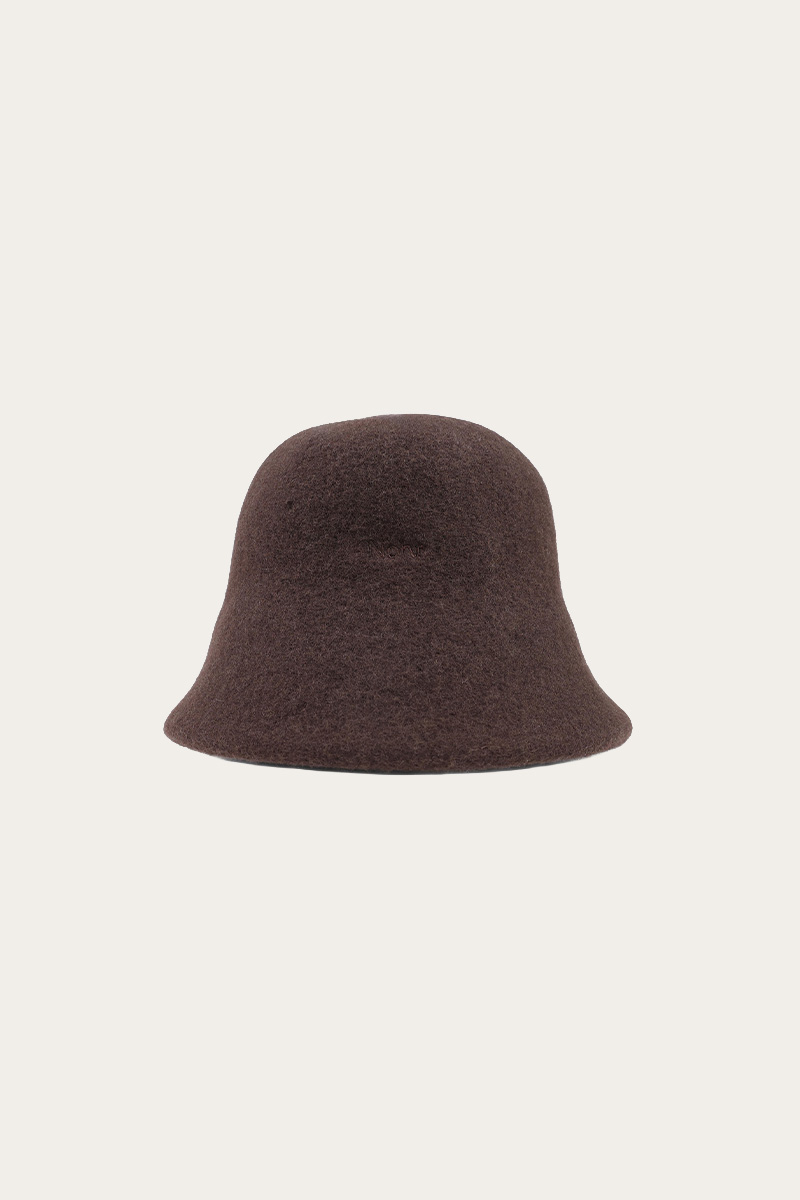 Synne Wool Bucket Hat Brown - Bilde 4