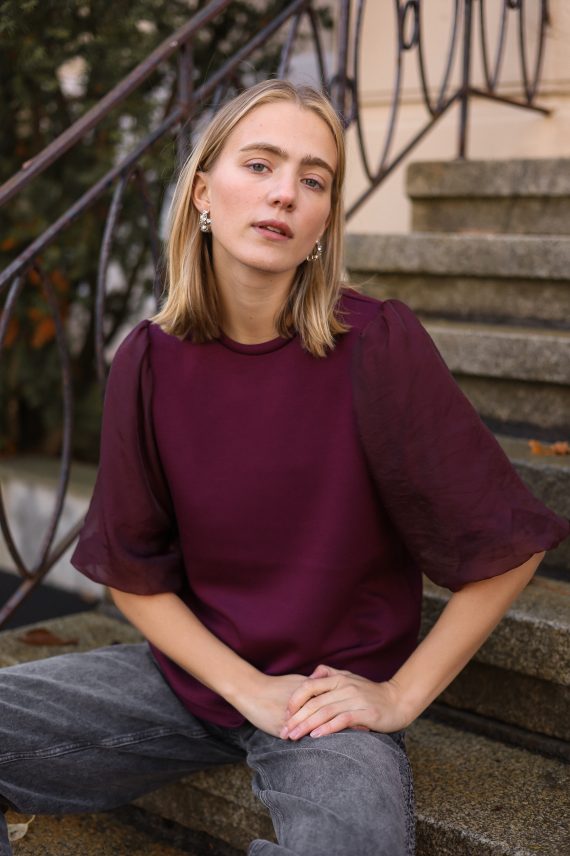 SLMarigold Puff Tee Fig