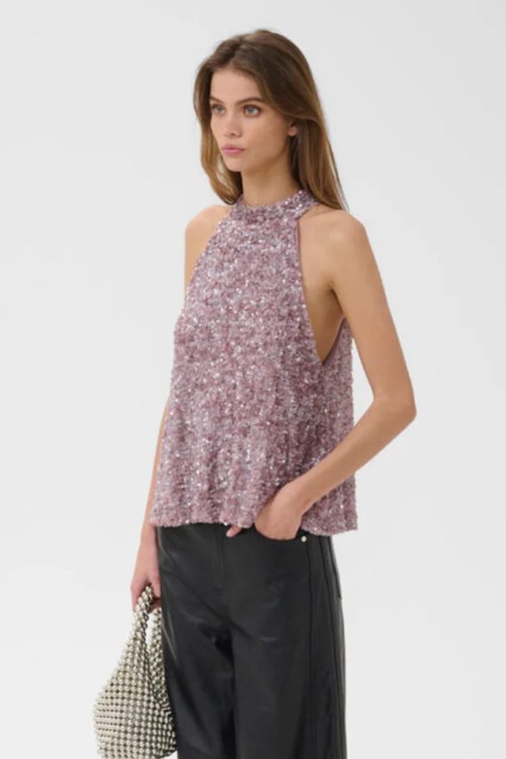 GZSolene Top Lavender Sequin