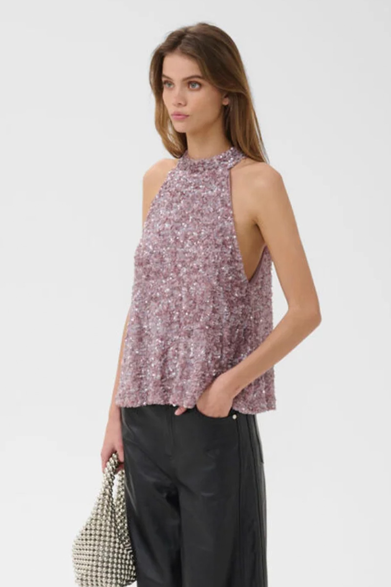 GZSolene Top Lavender Sequin