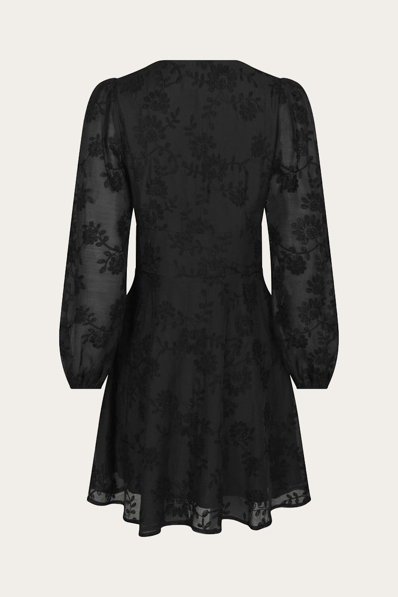 Milly Embroidery Dress Black - Bilde 4
