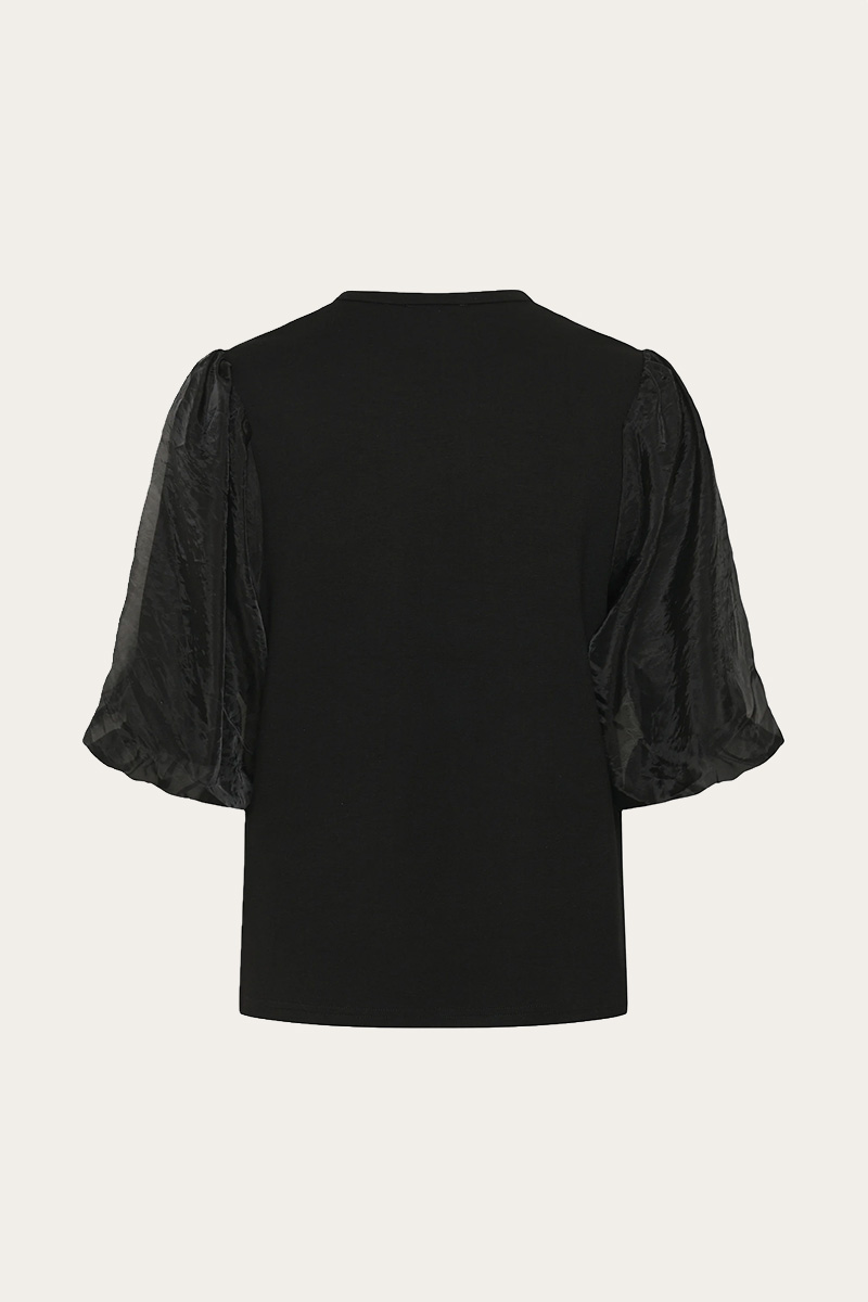 SLMarigold Puff Tee Black - Bilde 5